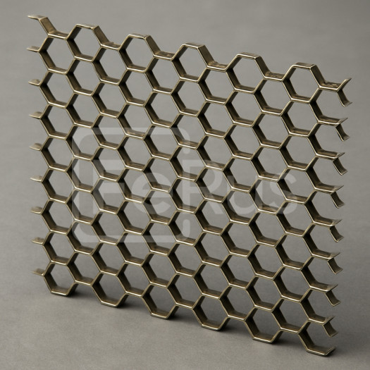 Гексагональная сетка HM-03 (1000х2000х25х2) AISI 310S