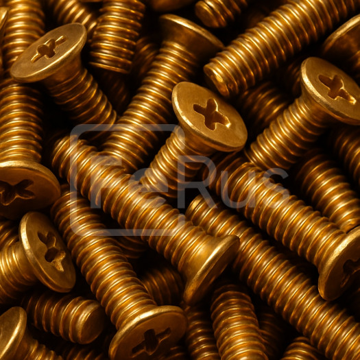 Винт бронзовый М16 шаг резьбы 1,5 мм БрАМц9-2 ГОСТ 1759.0-87